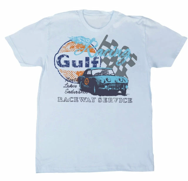 Men's M&P Speed Shop T-Shirt: GULF Raceway Service 6 Men's M&P Speed Shop T-Shirt: GULF Raceway Service