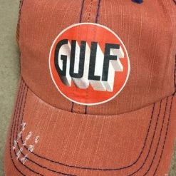 M&P Speed Shop Cap: GULF Pride Trucker Orange Circa 1947 Ladies'