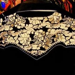 Scully Leather Company Men's Vintage Western Shirt Collection: Scully Gunfighter Black & Gold