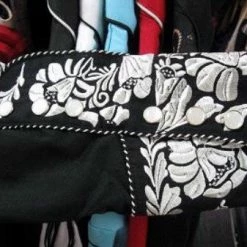 Scully Leather Company Men's Vintage Western Shirt Collection: Scully Gunfighter Black & Silver