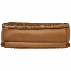 OutWest Shop Concealed Carry Crossbody Shoulder Bag Tooled Tan