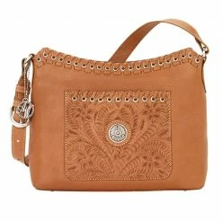 American West Handbags Ladies' American West Handbag Harvest Moon Collection: Zip Top Shoulder Tote