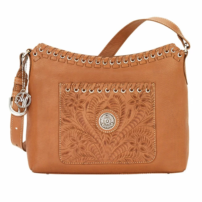 American West Handbags Ladies' American West Handbag Harvest Moon Collection: Zip Top Shoulder Tote 3 American West Handbags Ladies' American West Handbag Harvest Moon Collection: Zip Top Shoulder Tote