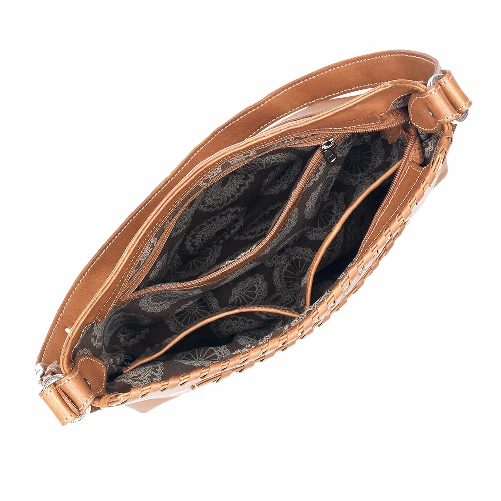 American West Handbags Ladies' American West Handbag Harvest Moon Collection: Zip Top Shoulder Tote 5 American West Handbags Ladies' American West Handbag Harvest Moon Collection: Zip Top Shoulder Tote