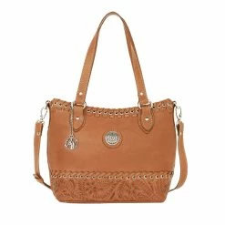 American West Handbags Ladies' American West Handbag Harvest Moon Collection: Zip Top Convertible Bucket Tote