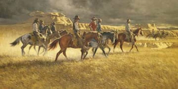 TXLC Custom Tile Western Art Tile: Artist Frank McCarthy "Heading Back" Made In The USA For Home 3 TXLC Custom Tile Western Art Tile: Artist Frank McCarthy "Heading Back" Made In The USA For Home