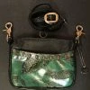 Hip Bag Company Ladies' Hip Bag Side Cellphone Jade Feather Print