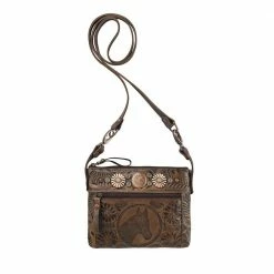 American West Handbags American West Trail Rider Collection: Crossbody Hip Bag Horse Head