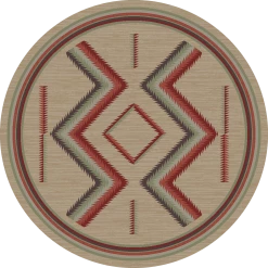 American Dakota Textiles Voices Collection: Hour Glass Fall Area Rugs Decor