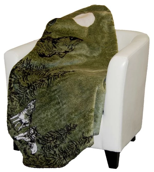 Denali Blankets Collection: Howling Wolves Decor 5 Denali Blankets Collection: Howling Wolves Decor
