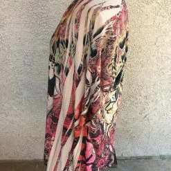 Fantazia Apparel Collection Wrap: 3/4 Sleeve Jacket Western Feathers