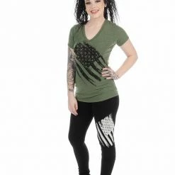 Ladies' Liberty Wear Collection Leggings: Justice