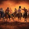 TXLC Custom Tile Western Art Tile: Artist Jack Sorenson "Kickin' Up Dust" Made In The USA For Home