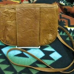 OutWest Shop Kippys Western Pouch Belt Crossbody Bag Raw Stitch Pattern Turquoise Crystals L