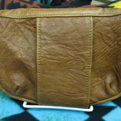 OutWest Shop Kippys Western Pouch Belt Crossbody Bag Raw Stitch Pattern Turquoise Crystals Medium