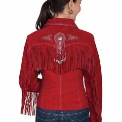 Scully Leather Company Ladies' Women's Leather Jacket Collection Suede: Scully Western Frontier Fringe