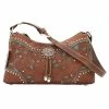 American West Handbags Ladies' American West Handbag Lady Lace Collection: Leather Western Zip Top Shoulder Bag