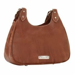 American West Handbags Ladies' American West Handbag Lady Lace Collection: Leather Western Zip Top 3 Compartment