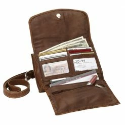 American West Handbags American West Handbag Lady Lace Collection: Leather Western Crossbody Wallet