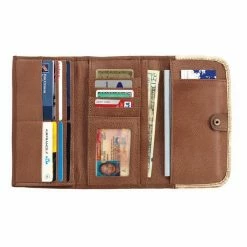 American West Handbags American West Handbag Lady Lace Collection: Leather Tri-Fold Western Wallet Ladies'