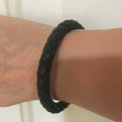 Laura Ingalls Designs Ladies' Braided Leather Bracelet