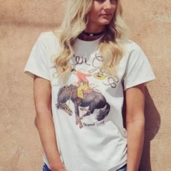 Original Cowgirl Clothing T-Shirts: Let'er Go Natural Ladies'
