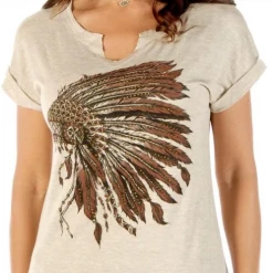 Liberty Wear Collection Tops: Battle Headdress Ladies'