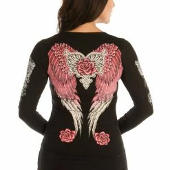 Liberty Wear Collection Tops: Hearts, Roses & Wings