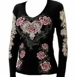 Liberty Wear Collection Tops: Hearts, Roses & Wings