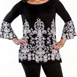 Liberty Wear Collection Tops: Ornate Scrolls Tunic Ladies'