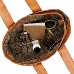 American West Handbags American West Handbag Mohave Collection: Large Zip Top Tote With Fringe Ladies'