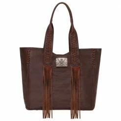 American West Handbags American West Handbag Mohave Collection: Large Zip Top Tote With Fringe Ladies'