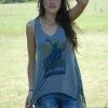 Original Cowgirl Clothing T-Shirts: Tank Montana Wild West Fringe Ladies'