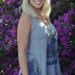 Original Cowgirl Clothing T-Shirts: Tank Montana Wild West Fringe Ladies'