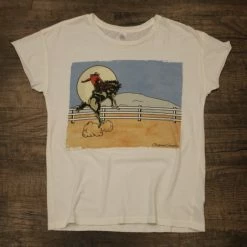 Ladies' Original Cowgirl Clothing T-Shirts: Moonlight Cowboy
