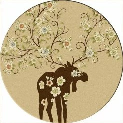 American Dakota Textiles National Park Collection: Moose Blossom Natural Area Rugs