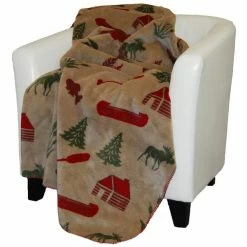 Decor Denali Blankets Collection: Moose Camp