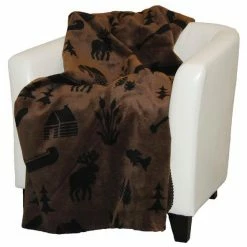 Decor Denali Blankets Collection: Moose Camp