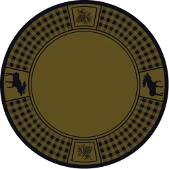 American Dakota Textiles Cabin Collection: Moose Refuge Area Rugs