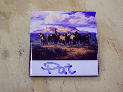 TXLC Custom Tile Made In The USA For Home Western Art Tile: Artist Doreman Burns "San Antonio Rose" 6 TXLC Custom Tile Made In The USA For Home Western Art Tile: Artist Doreman Burns "San Antonio Rose"