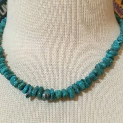 OutWest Shop Two Grey Hills: Blue Turquoise Medium Chips Set