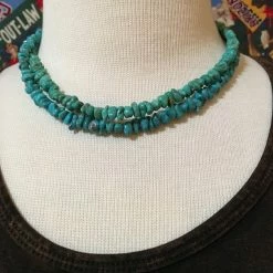 OutWest Shop Two Grey Hills: Blue Turquoise Medium Chips Set
