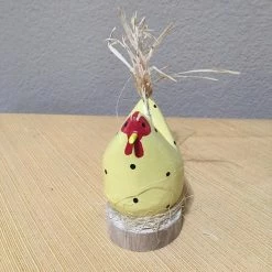 Edith Herbert John Folk Art Navajo Hand Carved Small Nesting Chickens