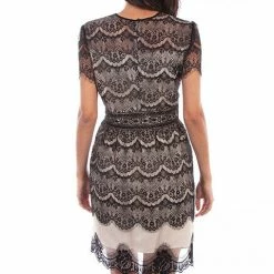 Scully Leather Company Women's Honey Creek Collection Dress: Western Antiqued Lace
