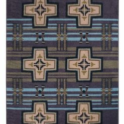 American Dakota Textiles Decor Trader Collection: Grand River Night Sky Area Rugs