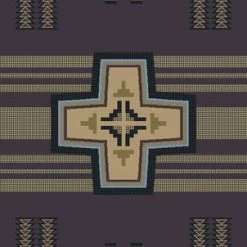 American Dakota Textiles Decor Trader Collection: Grand River Night Sky Area Rugs