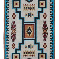 American Dakota Textiles Voices Collection: Old Crow Rust Area Rugs Decor