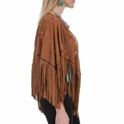 Scully Leather Company Women's Honey Creek Collection Accessory: Wrap Faux Suede Cape Southwest Style 13 Scully Leather Company Women's Honey Creek Collection Accessory: Wrap Faux Suede Cape Southwest Style