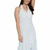 Scully Leather Company Women's Cantina Collection Dress: Halter Style With Ruffle, White