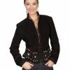 Scully Leather Company Ladies' Women's Leather Jacket Collection Suede: Scully Western Studs And Conchos 1 Scully Leather Company Ladies' Women's Leather Jacket Collection Suede: Scully Western Studs And Conchos